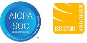 ISO 27001 and SOC 2 Type II certified
